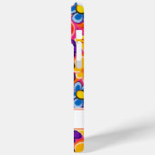 Coole Retro Bloem Personalized Case-Mate iPhone Case (Achterkant / Links)