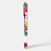 Coole Retro Bloem Personalized Case-Mate iPhone Case (Achterkant / Links)