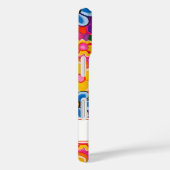 Coole Retro Bloem Personalized Case-Mate iPhone Case (Achterkant / Rechts)