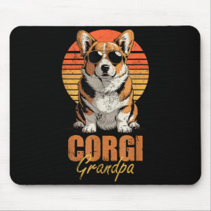 Coole Retro Corgi Opa Grappige Vintage Hond Liefhe Muismat