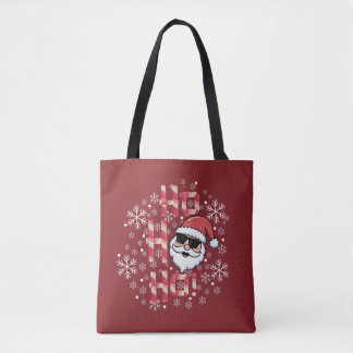 Coole Retro Kerstman Kerst Rode Bandana Sjaal Draagtas