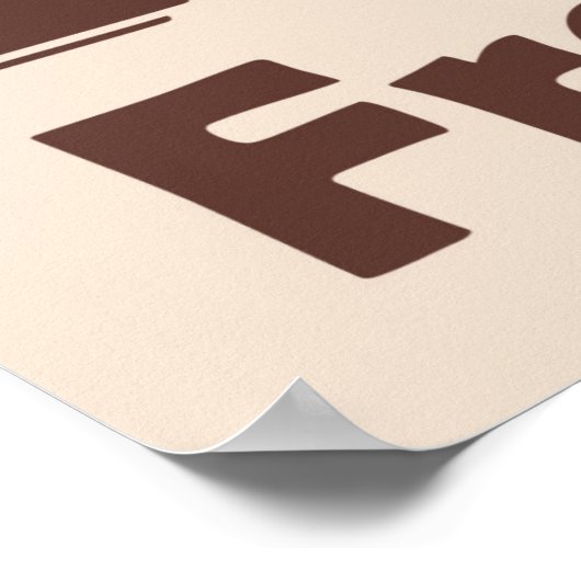 coole retro pizza poster (Hoek)