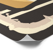 coole retro pizza poster (Hoek)