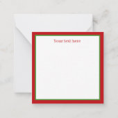 coole retro  Santa Mrs Claus Notitiekaartje (Achterkant)