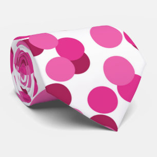 coole roze confetti party patroon stropdas