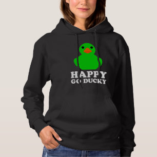 Coole Rubber Eend Liefhebber Lucky Ducky Kwak Liev Hoodie
