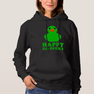 Coole Rubber Eend Liefhebber Lucky Ducky Kwak Scha Hoodie