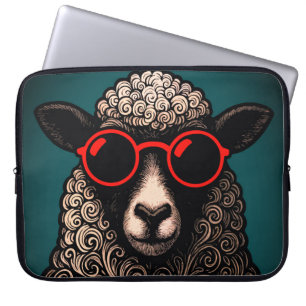 Coole Schapen Muur Kunst Laptop Sleeve