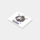 Coole skihelm post-it® notes (Schuin)