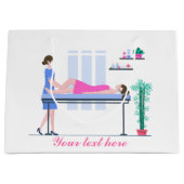 coole spa party liefhebbers voegen tekst toe Grote Groot Cadeauzakje (Voorkant)