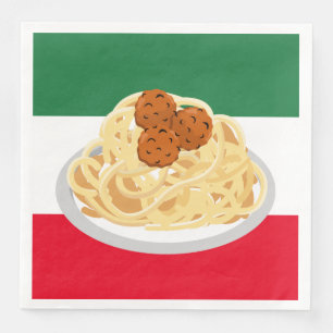 coole spaghetti - meatballen servet