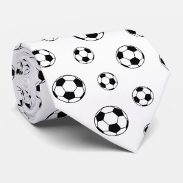 coole sportbal in de voetbalsport getild stropdas