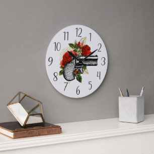 coole steampunk pistool liefhebbers grote klok