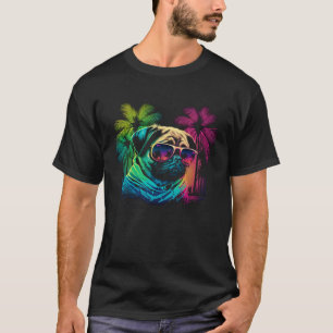Coole strandpug t-shirt