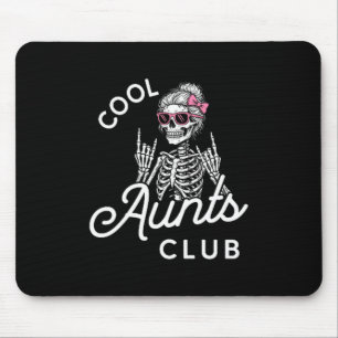 Coole tante club grappig skelet familie kinderen v muismat