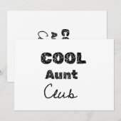 coole tante club kaart (Voorkant / Achterkant)