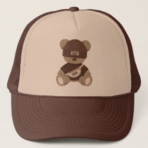 Coole teddybeer: het beste berenontwerp trucker pet
