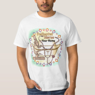 Coole toegewijde verpleegster t-shirt