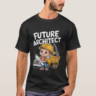 Coole Toekomstige Architect Kunst Jongen Meisje Ki T-shirt