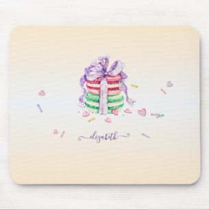 Coole trendy waterverf macarons muismat