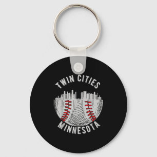 Coole Twin Cities Minnesota Mn Honkbal Skyline St  Sleutelhanger