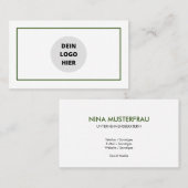 Coole Unternehmen Visitenkarten-Vorlage - Visitekaartje (Voorkant / Achterkant)