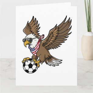 Coole USA-voetbaladelaar-zonnebril vintage patriot Kaart