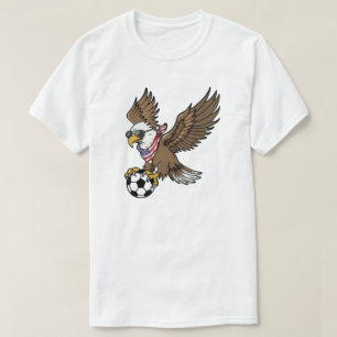 Coole USA-voetbaladelaar-zonnebril vintage patriot T-shirt