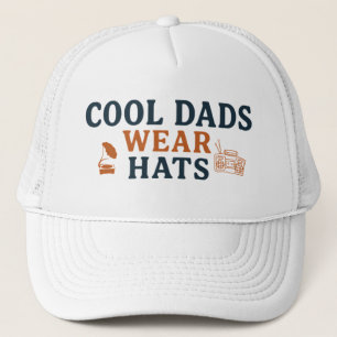 Coole vaders dragen hoeden trucker pet
