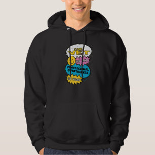Coole veearts overdag, professionele overdenker 's hoodie