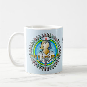 Coole verpleegster koffiemok