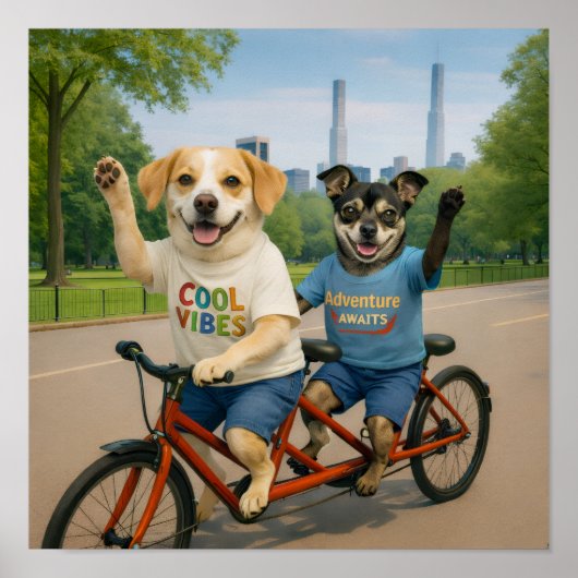 "Coole Vibes" Poster (Voorkant)