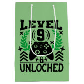 coole videoband 9th Birthday Medium Cadeauzakje (Achterkant)