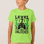 coole videogamer unisex 7th Birthday T-Shirt (Voorkant)