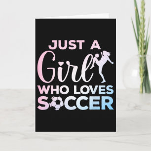 Coole Voetbal Kunst Voor Vrouwen Tiener Meisjes Ke Kaart