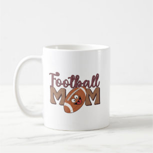 Coole voetbal sport Mama woordkunst Koffiemok