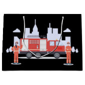 coole werkgroep brandweerman groot cadeauzakje (Voorkant)