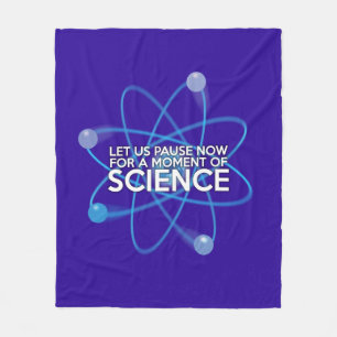 Coole wetenschappelijke quote moderne grappige uit fleece deken