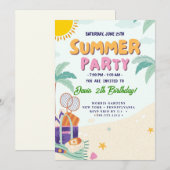 COOLE Zomerfeest Kaart (Voorkant / Achterkant)