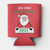 Cooler - Aangepaste Familie Kerstmis (voeg naam to (Voorkant)