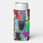 Cooler – Abstract Grid (Seltzer Voorkant)