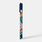 Cooler Junge, abstrakte dynamische Pop Kunst iPhone 15 Hoesje (Linkerkant)