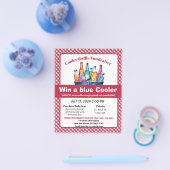 COOLER RAFFLE FUNDRAISER FLYER (Enkel)