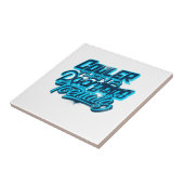 Cooler Than A Polar Bear's Toenails Classic Tegeltje (Zijkant)