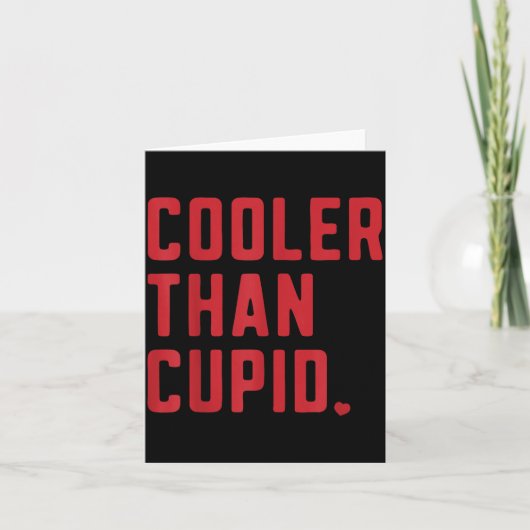 Cooler Than Cud Cute Valentine's Day Kids Boys Gir Kaart (Voorkant)