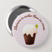 Cooler Than Ice Cream – Mint&Chocolate Cup Button (Voorkant /achterkant)