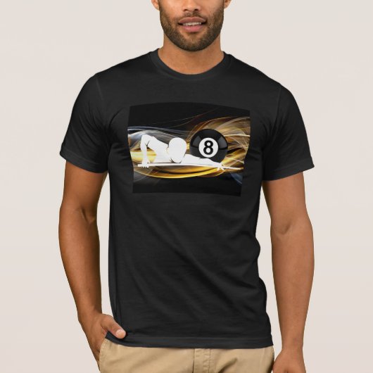 Coolest 8 Ball Billiards Tshirt (Voorkant)