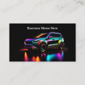 Coolest Automotive Services Style Carte de visite (Devant)