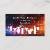 Coolest Bartender Modern Zakelijke Bellen Kaarten Visitekaartje (Voorkant)