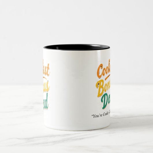 Coolest Bonus Dad Mok - Custom Stepdad Gift (Center)